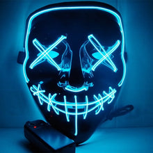Load image into Gallery viewer, Halloween Rave Glow Mask