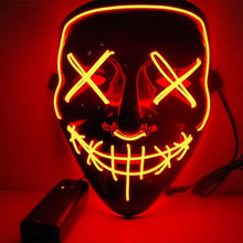 Load image into Gallery viewer, Halloween Rave Glow Mask
