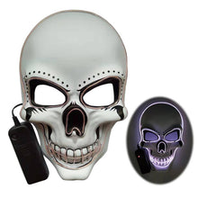 Load image into Gallery viewer, Halloween Skeleton Glow Mask